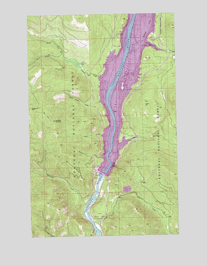 Alexander Mountain, MT USGS Topographic Map