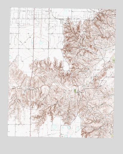 Bowers City, TX USGS Topographic Map