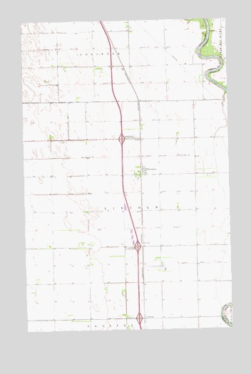 Bowesmont, ND USGS Topographic Map