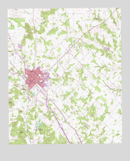 Bowie, TX USGS Topographic Map