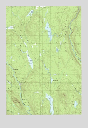 Bowlin Brook, ME USGS Topographic Map
