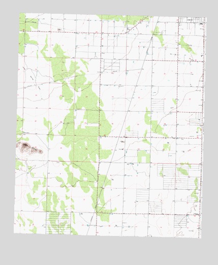 Bowlin Ranch, NM USGS Topographic Map