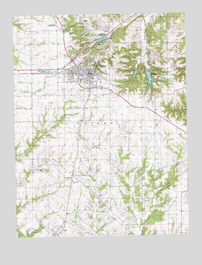 Bowling Green, MO USGS Topographic Map