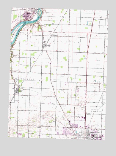 Bowling Green North, OH USGS Topographic Map
