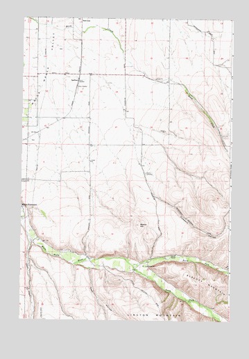 Bowlus Hill, OR USGS Topographic Map