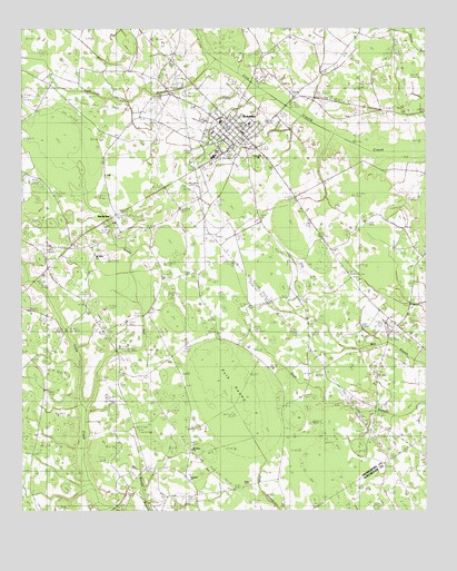 Bowman, SC USGS Topographic Map