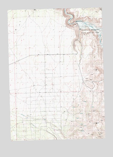 Bowman Dam, OR USGS Topographic Map