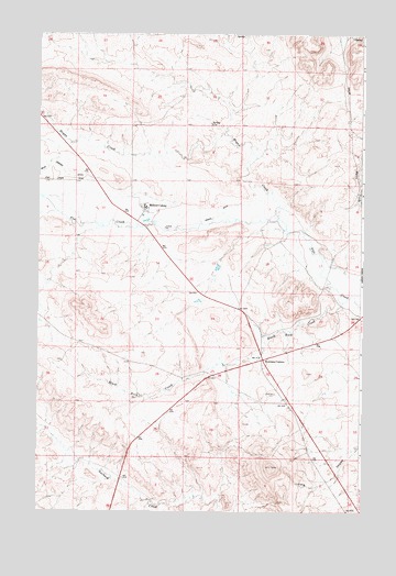 Bowmans Corners, MT USGS Topographic Map
