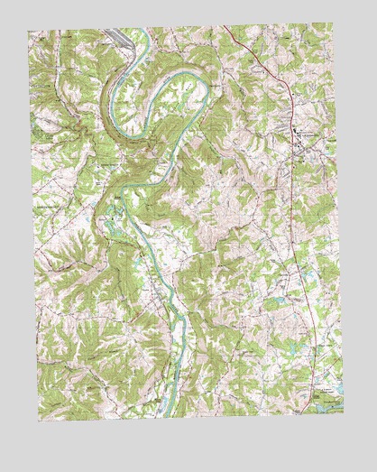 Alexandria, KY USGS Topographic Map