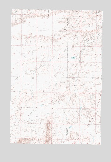 Bowmans Corners NE, MT USGS Topographic Map