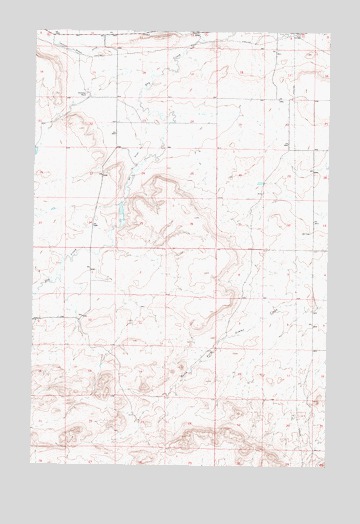 Bowmans Corners NW, MT USGS Topographic Map