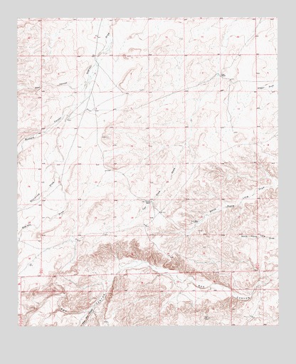 Box Canyon Ranch, NM USGS Topographic Map