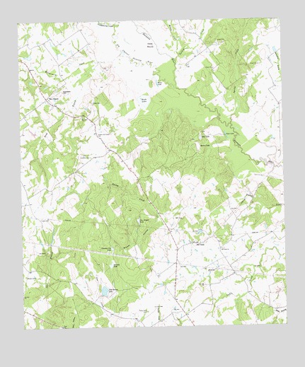 Box Church, TX USGS Topographic Map