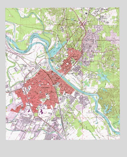 Alexandria, LA USGS Topographic Map