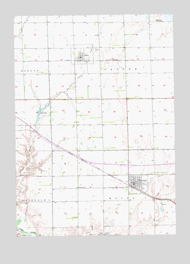 Alexandria, SD USGS Topographic Map