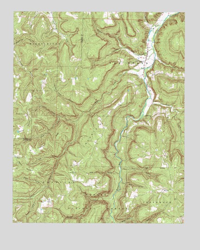 Boxley, AR USGS Topographic Map