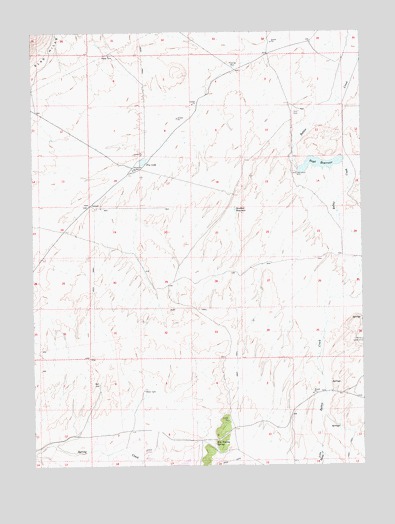 Boyd Reservoir, NV USGS Topographic Map