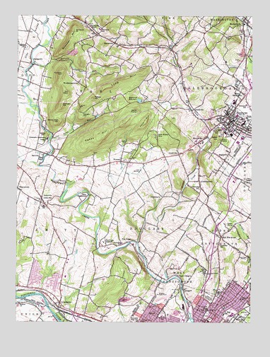 Boyertown, PA USGS Topographic Map