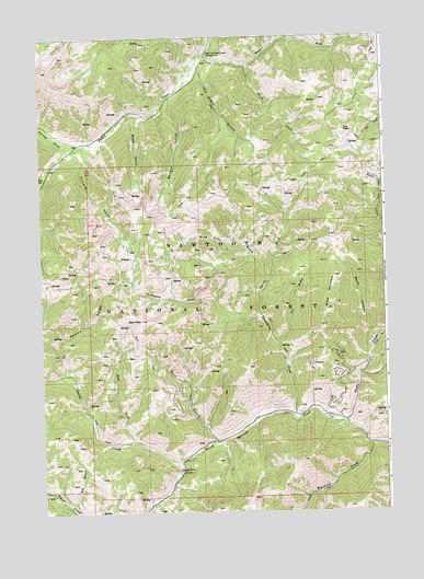 Boyle Mountain, ID USGS Topographic Map