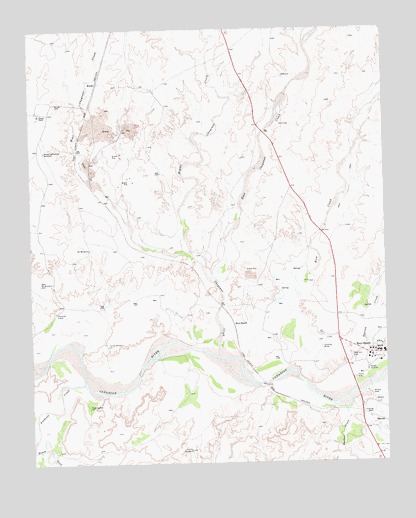 Boys Ranch West, TX USGS Topographic Map