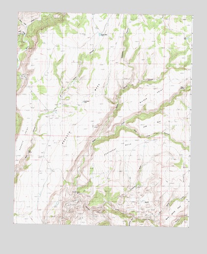 Bozarth Mesa, AZ USGS Topographic Map