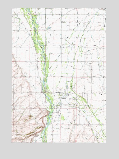 Bozeman Hot Springs, MT USGS Topographic Map