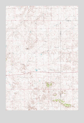 Bracket Butte, MT USGS Topographic Map
