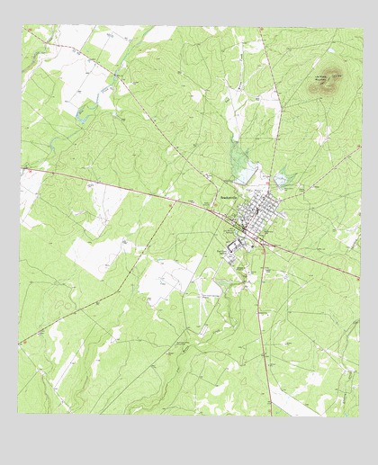 Brackettville, TX USGS Topographic Map