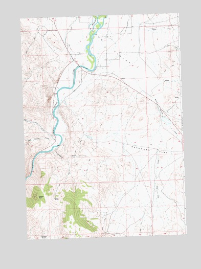 Bradbury Flat, ID USGS Topographic Map