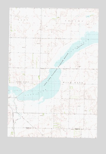 Braddock NW, ND USGS Topographic Map