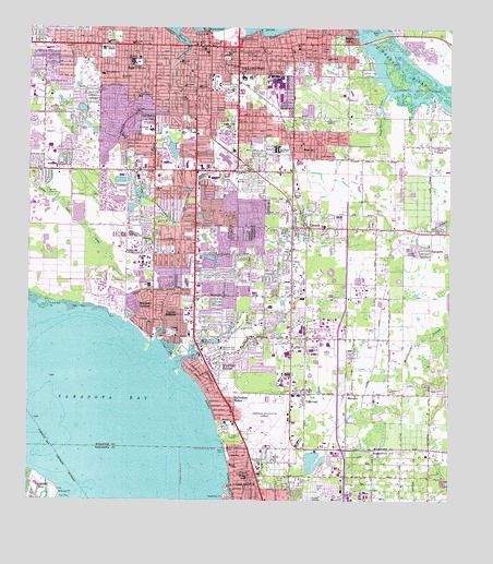 Bradenton, FL USGS Topographic Map