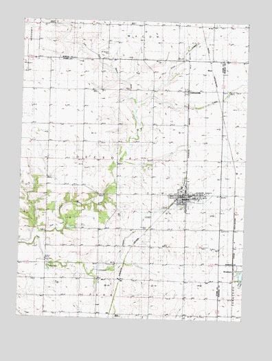 Bradford, IL USGS Topographic Map