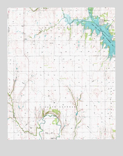 Alfalfa, OK USGS Topographic Map