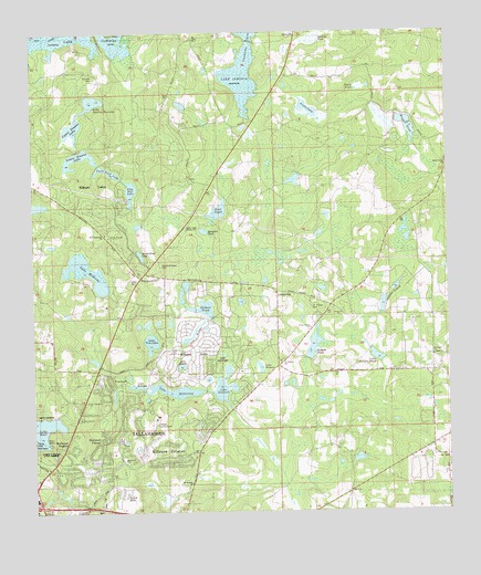 Bradfordville, FL USGS Topographic Map
