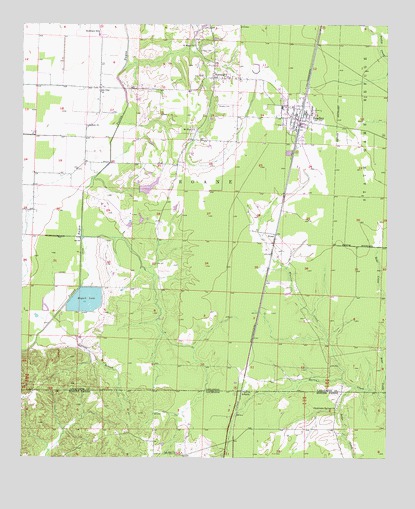 Bradley, AR USGS Topographic Map