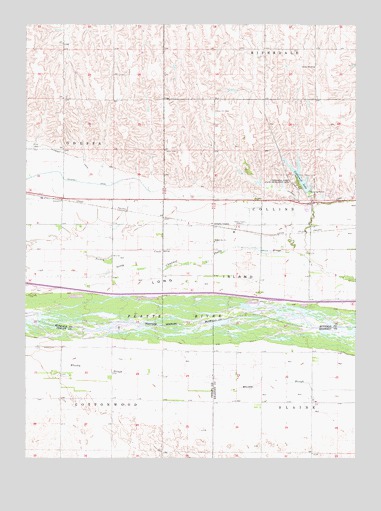 Alfalfa Center, NE USGS Topographic Map