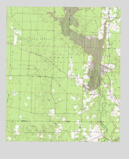 Bradley SE, AR USGS Topographic Map