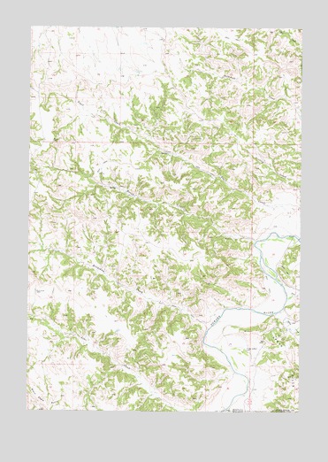 Bradshaw Creek, MT USGS Topographic Map