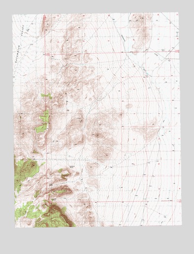 Bradshaw Spring, NV USGS Topographic Map