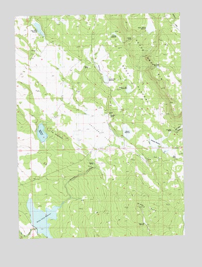 Brady Butte, OR USGS Topographic Map
