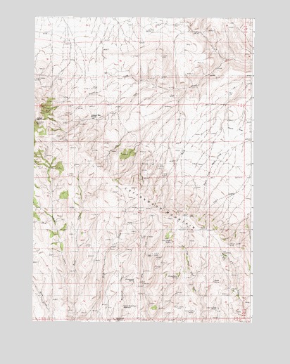 Brady Creek, OR USGS Topographic Map