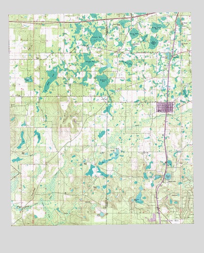 Alford, FL USGS Topographic Map
