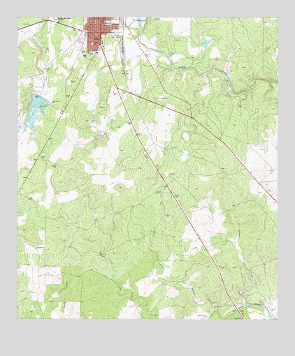 Brady South, TX USGS Topographic Map
