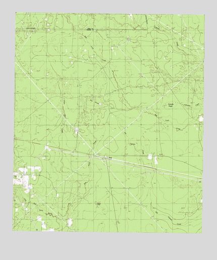 Bragg, TX USGS Topographic Map