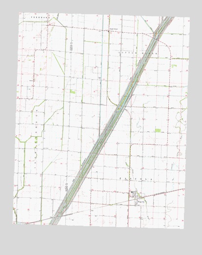 Bragg City, MO USGS Topographic Map