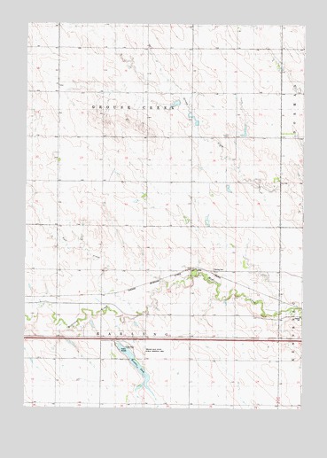 Brakke Dam, SD USGS Topographic Map