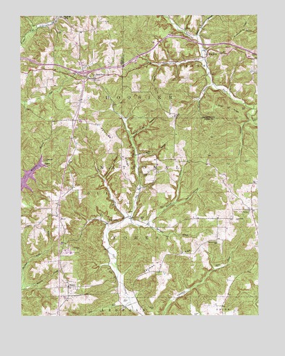 Branchville, IN USGS Topographic Map