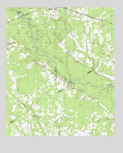 Branchville South, SC USGS Topographic Map