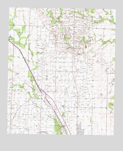 Brand, TX USGS Topographic Map