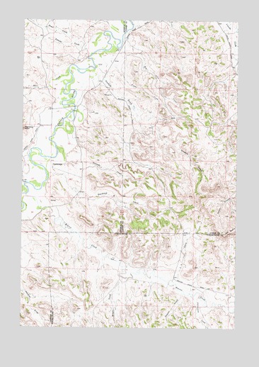 Brandenberg, MT USGS Topographic Map